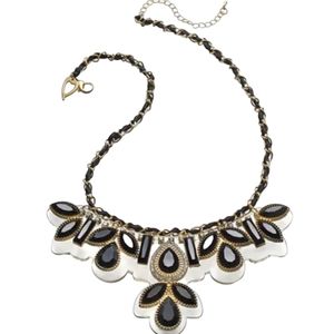 Thalia Sodi statement black necklace